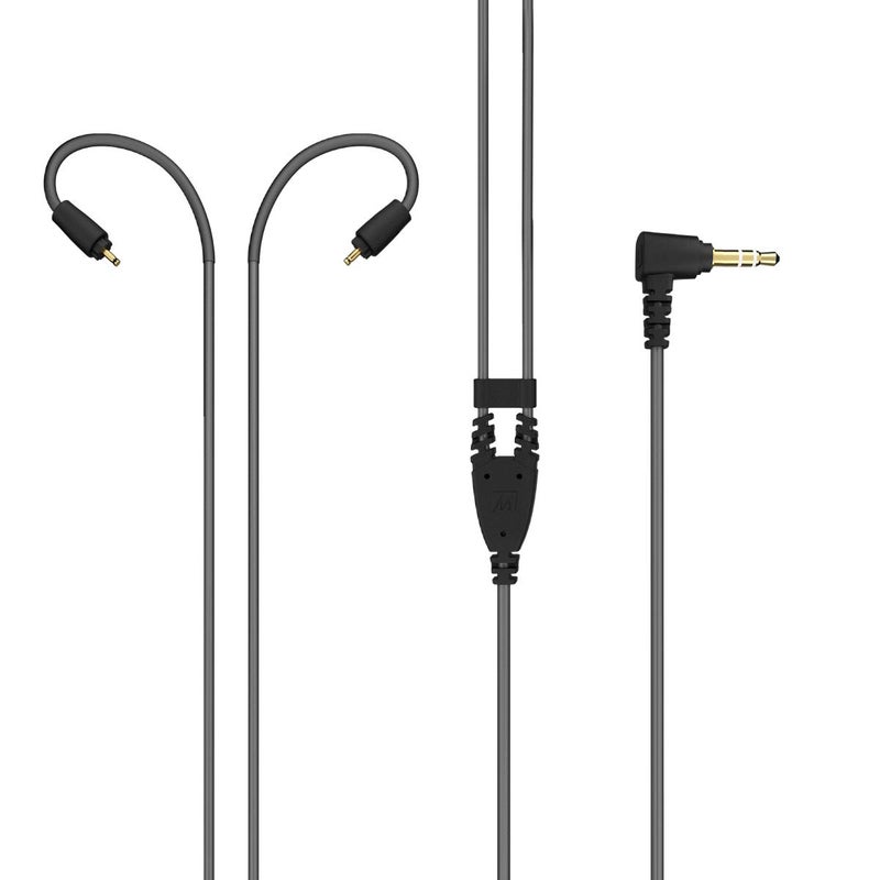 MEE Audio MX PRO Series M6 PRO 72-inch Extended-Length Stereo Audio Cable (Black) - Image 1
